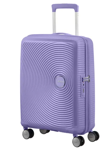 Mała walizka American Tourister Soundbox - lavender