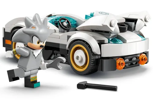 LEGO 77118 Sonic the Hedgehog Silver w samochodzie kontra Knuckles w monster trucku