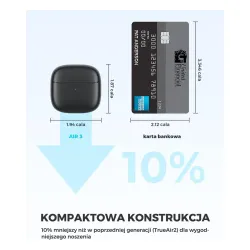 Słuchawki bezprzewodowe Soundpeats Air3 Douszne Bluetooth 5.2 Różowy