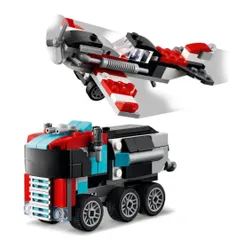 LEGO Creator 31146 грузовик с платформой и вертолетом P8