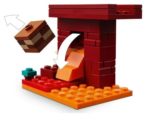 LEGO Minecraft 21266 Bitwa na moście Netheru