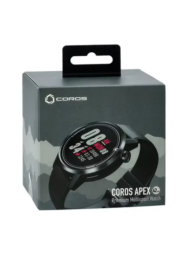 Zegarek sportowy Coros Apex 42 mm - black/gray
