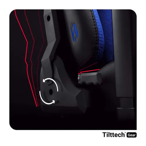 Fotel Diablo Chairs X-Player 2.0 Normal Size Gamingowy do 160kg Skóra ECO Tkanina Czarno-niebieski