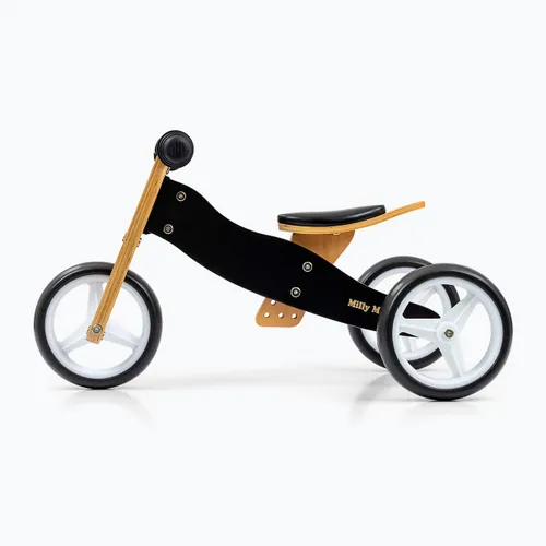 Rowerek biegowy trójkołowy Milly Mally Jake classic black