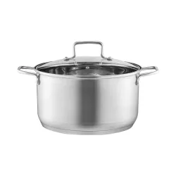 AMBITION Hugo 6,5 l - garnek ze stali nierdzewnej z pokrywką