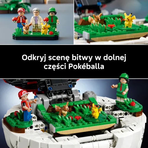 LEGO 72154 Pokémon Kultowy Pokéball z Trenerami