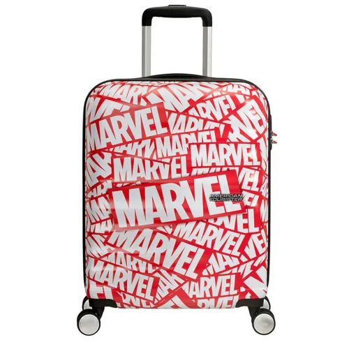 Walizka kabinowa American Tourister Wavebreaker - Marvel logo