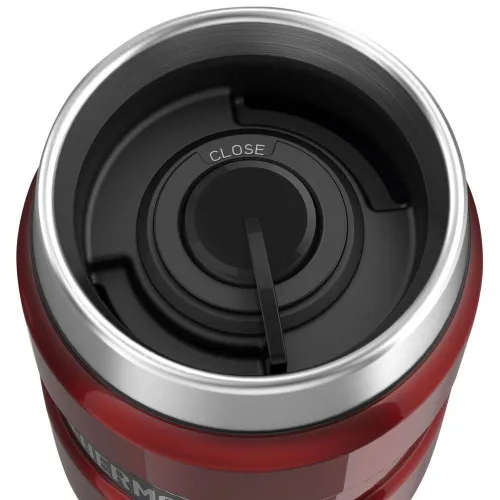 Samochodowy kubek termiczny 470 ml Thermos Stainless King™ Thumbler - red