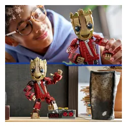 KLOCKI LEGO SUPER HEROES 76341 Groot w stroju Ravagera, zestaw klocków +10