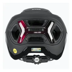 Kask rowerowy UVEX React MIPS black/ruby red matt