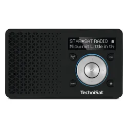 Radioodbiornik TechniSat DigitRadio 1 Radio FM DAB+ Czarno-srebrny