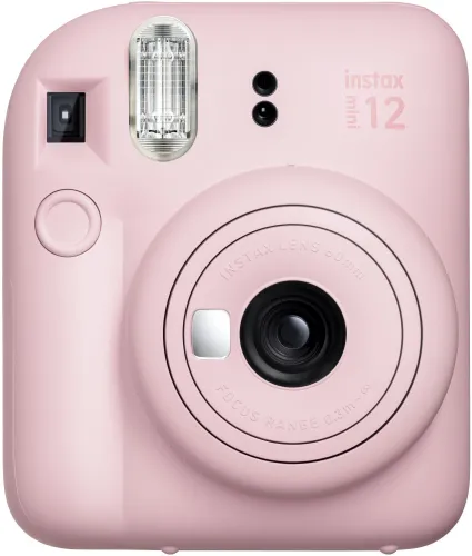Aparat FUJIFILM Instax Mini 12 Różowy Pokrowiec + Album + Ramki + Sznurek + Klamerki