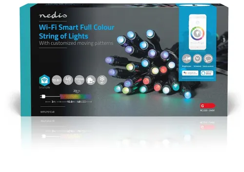 Lampki choinkowe LED NEDIS WIFILX01C84 10.8 m Sieciowe