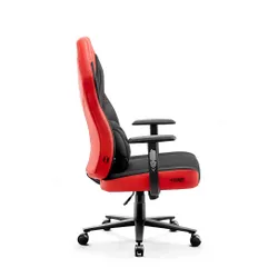 Fotel Diablo Chairs X-Gamer 2.0 Normal Size Gamingowy do 150kg Skóra ECO Tkanina Deep red