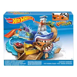 ZESTAW HOT WHEELS BGK04 STARCIE NA TORZE Z REKINEM