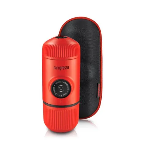 Przenośny ekspres do kawy + etui Wacaco Nanopresso Elements - lava red