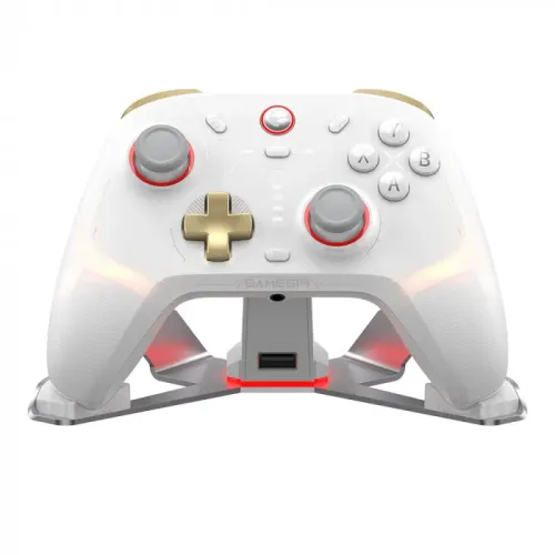 Pad GameSir HRG1011 Cyclone 2 Bundle White do PC Nintendo Switch iOS Android Bezprzewodowy Biały