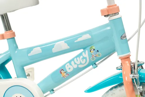 Rower dziecięcy TOIMSA Bluey 1259 12 cali Błękitno-limonkowy