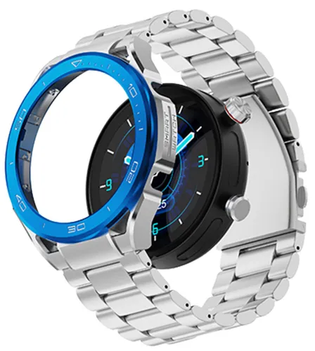 Smartwatch IMIKI Xplorer Oyster Srebrno-niebieski