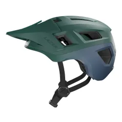 Kask rowerowy LAZER Coyote KinetiCore Zielono-niebieski mat MTB z możliwością zamontowania lampki (rozmiar L)