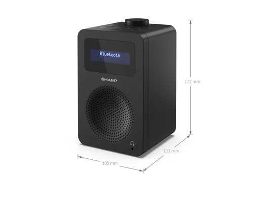 Radioodbiornik Sharp DR-430 Radio FM DAB+ Bluetooth Czarny