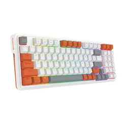 Klawiatura mechaniczna Redragon K664WOG-RGB Gloria Redragon Red Szaro-pomarańczowy