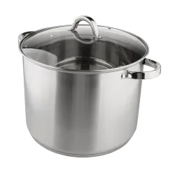 Garnek ze stali nierdzewnej z pokrywką FABIO 15 l