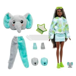 BARBIE CUTIE REVEAL LALKA W PRZEBRANIU SŁONIKA HKP98