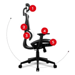 Fotel HUZARO Combat 8.0 Biały