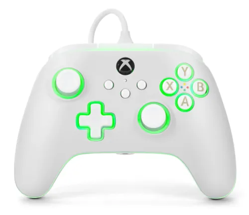 Pad PowerA Advantage Wired Controller Lumectra White do Xbox Series X/S, Xbox One, PC Przewodowy