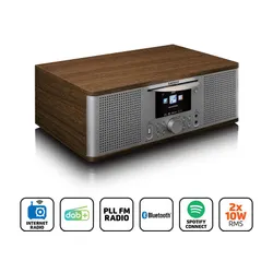 Радиоприемник Lenco DIR-270wd FM-радио DAB + интернет Bluetooth серебристо-коричневый