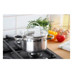 Garnek ze stali nierdzewnej z pokrywką SSW COMFORT 1,9 l