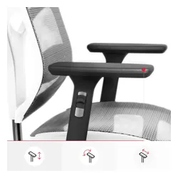 Fotel DIABLO CHAIRS V-Basic Biało-szary