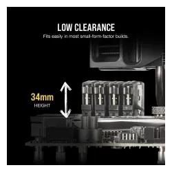 Pamięć RAM Corsair Vengeance LPX DDR4 64GB (2 x 32GB) 3600 C18 Czarny