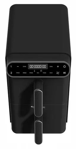 Air Fryer Frytkownica beztłuszczowa TURBOTRONIC TT-AF500D Czarny z podwójnym koszem