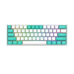 Klawiatura magnetyczno-mechaniczna Redragon K683WB-RGB FIDD Biało-zielony