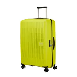 Большой расширенный чемодан American Tourister AeroStep-light lime