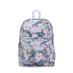 Unsisex JanSport SuperBreak Plus sırt çantası - 8 bit çiçek