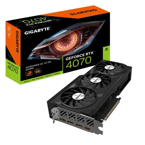 Karta graficzna Gigabyte GeForce RTX 4070 WINDFORCE OC V2 12GB GDDR6 192bit DLSS 3