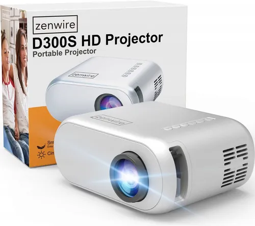 Projektor ZENWIRE Mini D300S (1280 x 720), 100 ANSI lumen, Wi-Fi
