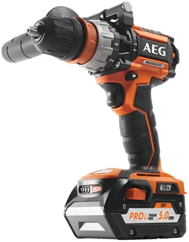 AEG Powertools Darbeli Matkap Bsb18cbllı-502C (+2 adet 5Ah pil + şarj cihazı)