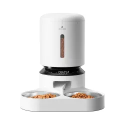 Dozownik Petlibro Granary 5l z podwójną misą Biały