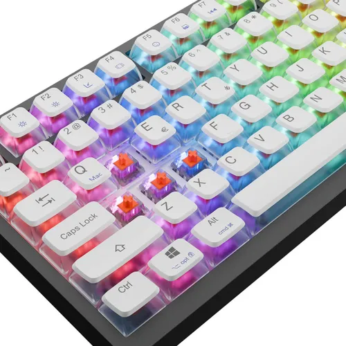 Klawiatura gamingowa Rampage Zenith Pro 8000Hz przewodowa magnetyczna podświetlana czarna