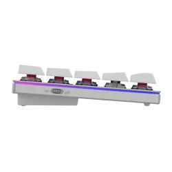 Klawiatura mechaniczna Aqirys AQI-GA-KB-9 Gateron Red Biały