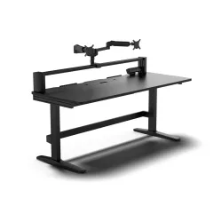 Biurko Corsair Platform:6 Standardowy180cm Czarny Laminat