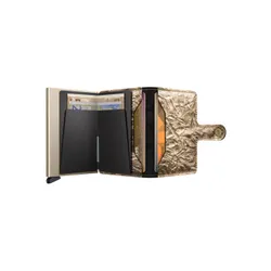 Secrid kompaktowy portfel z RFID Miniwallet Crunch - gold