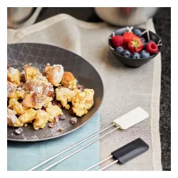 ROESLE 28 cm - patelnia cygańska kuta na ognisko