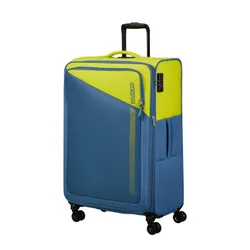 Большой расширенный чемодан American Tourister Daring DASH EXP-lime / coronet