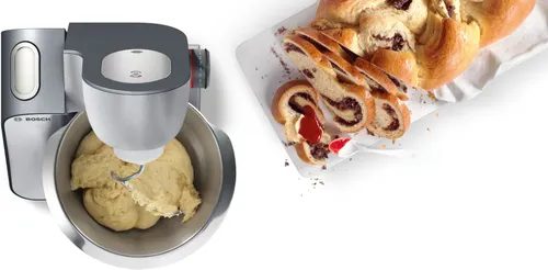 Robot kuchenny planetarny BOSCH MUM58364 1000W z krajarką w kostkę, blenderem kielichowym