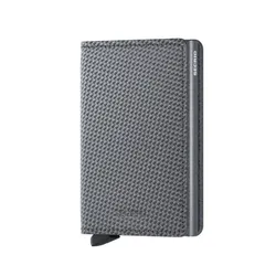 Küçük RFID Cüzdan Gizli Slimwallet Karbon-serin gri